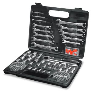 Juego de 71 herramientas 1/4" y 3/8" para mecánico - PRETUL