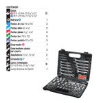 Juego-de-herramientas-de-71-piezas-para-mecanico-con-llaves-rachas-puntas-extensiones-y-dados--pack-x-71-a-100-piezas