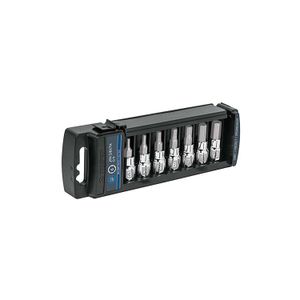 Juego de 7 dados cuadro 3/8" punta hexagonal mm - TRUPER