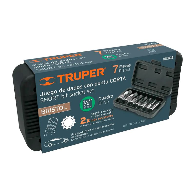 Jgo-7Pzs-Dados-Cortos-Punta-Bristol-Truper
