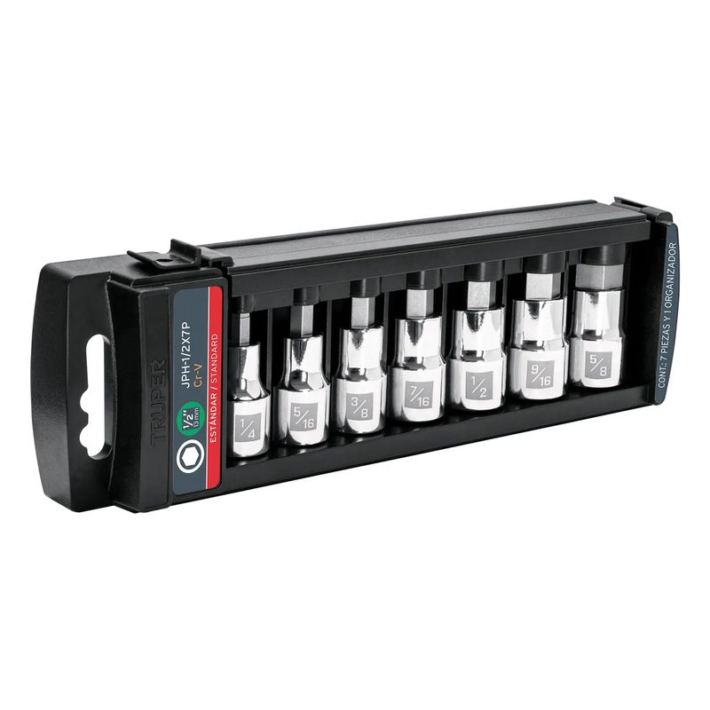 Jgo-7Pzs-Dados-Punta-Hexagonal-Truper