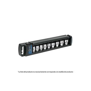 Juego de 9 dados cuadro 3/8" std - TRUPER