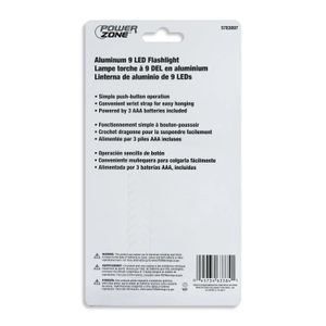 Linterna Led 9Led 3Xaaa - POWER ZONE