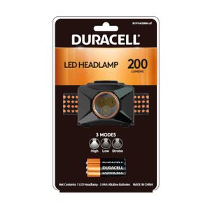 Linterna Led Cabeza 200 Lumen Duracell - DURACELL