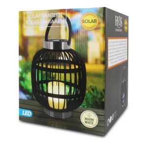 Linterna Solar Pp Led Negra - ORGILL