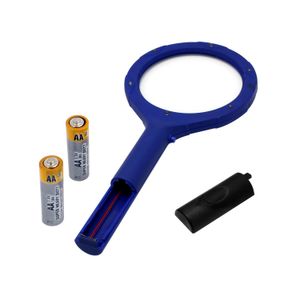 Lupa C/Led Grande Azul/Negro - MAX FORCE TOOLS