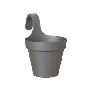 Maceta Capri Balcony Single 20Cm Anthrac - ARTEVASI