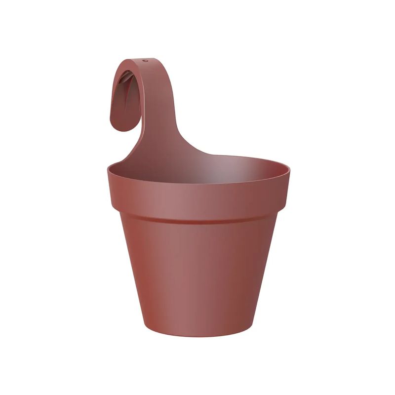 Maceta-Capri-Balcony-Single-20Cm-Dark-Red