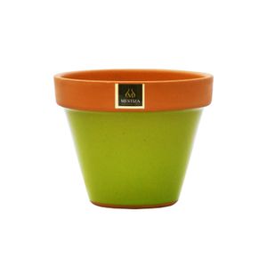 Maceta Ceramica Circ 15Cm Terrverd Mesti - MESTIZA