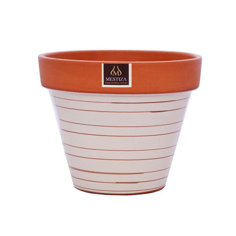 Maceta-Ceramica-Circ-19Cm-Terrbeig-Mesti