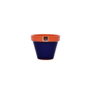Maceta Ceramica Circ 8Cm Terrcobalt Mest - MESTIZA