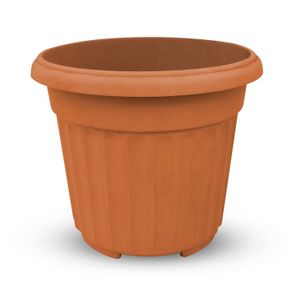 Maceta Plast Circular Rd 310Mm Cafe Baba - BABA