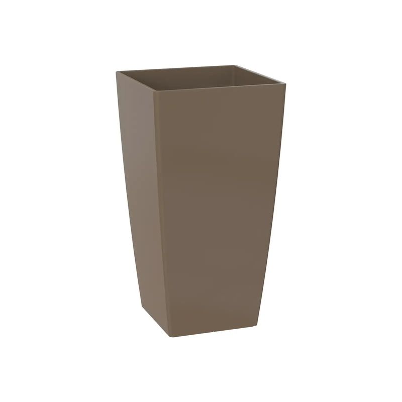 Maceta-Plast-Cuadrada-Pisa-25Cm-Taupe-Artevasi