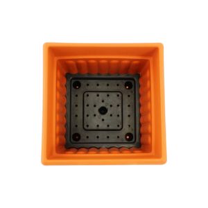 Maceta Plast Cuadrada Sq 150Mm Terracotababa - BABA