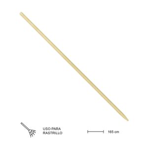Mango De Madera Corto Para Rastrillo - IARV