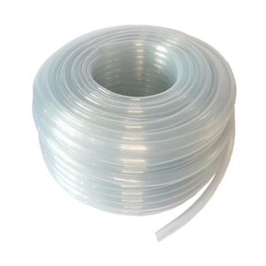 Manguera 1/2" Cristal Sencilla Estriada C/M - PERFILPLAST