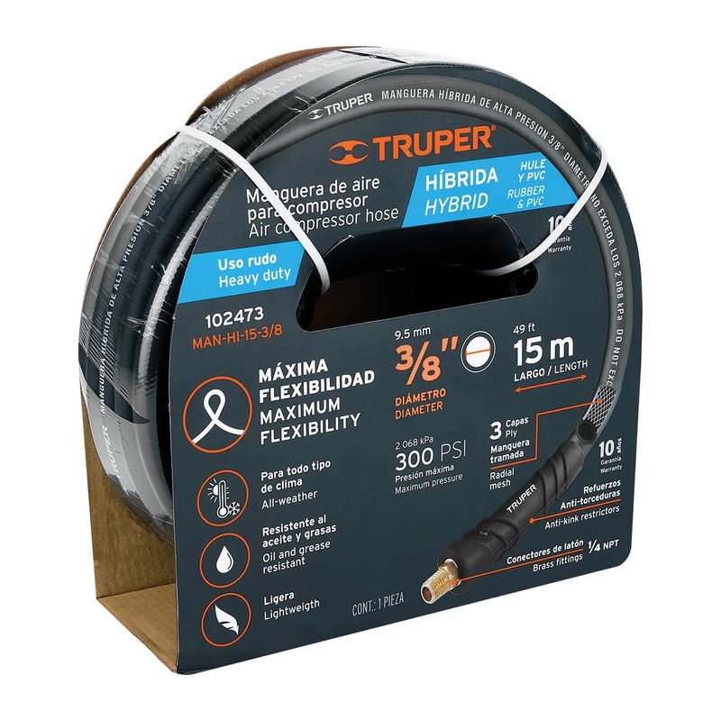 Manguera-Hibrida-P-Compresor-3-8--Rudo-Truper