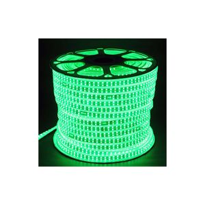 Manguera Led Plana Gruesa 110V Verde C/M - LSC