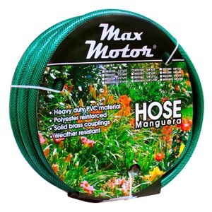 Manguera P/Jardin 5/8"X25 Garden Hose Verde - MAX MOTOR