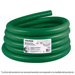 Metro manguera rígida 2" succión para motobomba, rollo 30 m - TRUPER