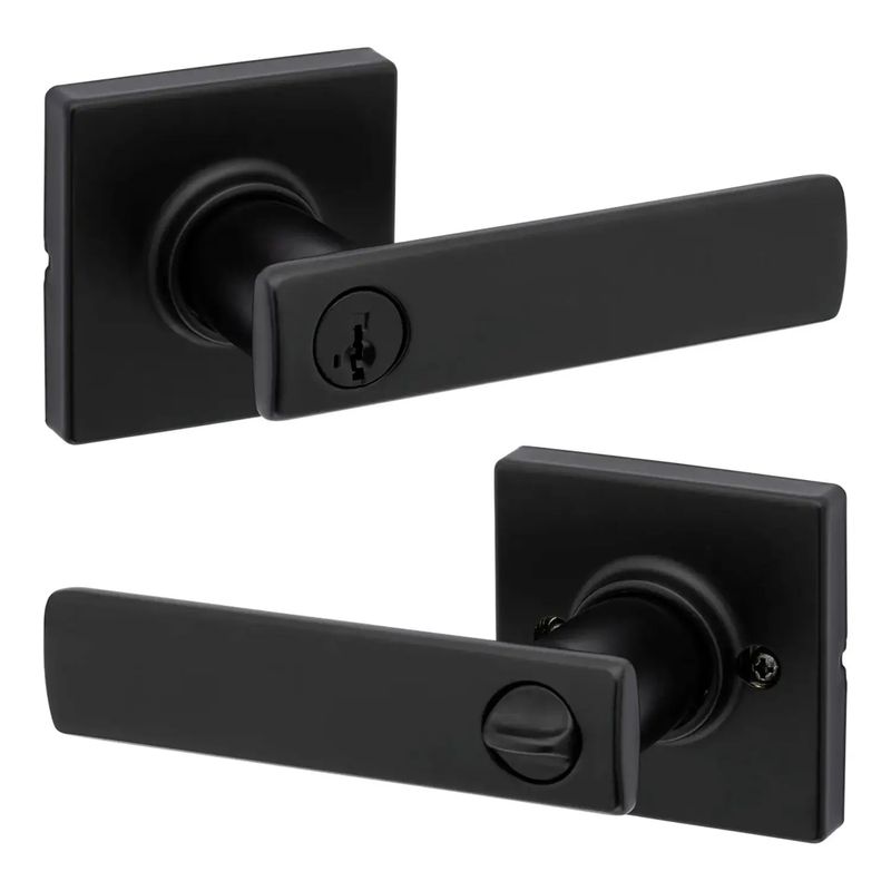 Manija-Dormitorio-Negro-Mate-Breton-Kwikset