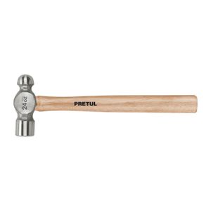 Martillo pulido de bola 24 oz mango madera - PRETUL