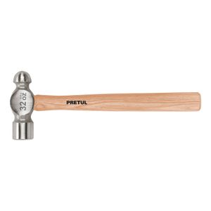 Martillo pulido de bola 32 oz mango madera - PRETUL