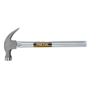 Martillo uña curva 16 oz, mango tubular - PRETUL