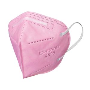 Mascarilla Kn95 Adulto Rosado Dhisve X10 - DHISVE