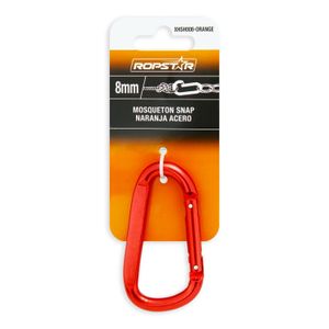 Mosqueton Snap Naranja Acero 8Mm - ROPSTAR