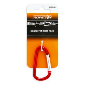 Mosqueton Snap Rojo 60Mm - ROPSTAR