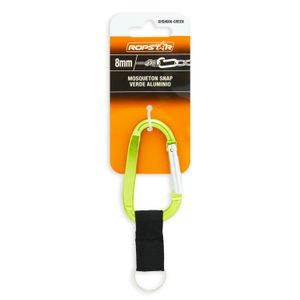 Mosqueton Snap Verde Aluminio 8Mm - ROPSTAR