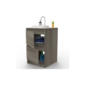 Mueble Banio Lirio 2Pt Humo