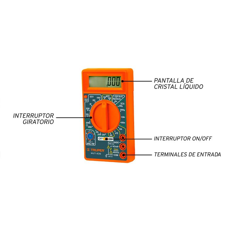 Multimetro-digital-ESCOLAR-con-circuito-integrado-convertidor--alterna---directa--doble-integrado