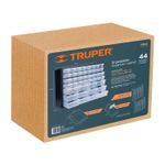 Organizador Truper con 44 gavetas