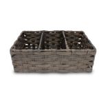 Cesto-organizador-rectangular-de-3-divisiones--de-estructura-metalica-recubierta-en-plastico-tipo-fibra-natural