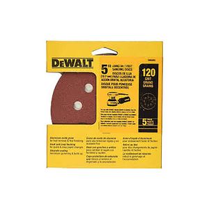 Pack 5 Lijas Auto Adherente 6" N.150 Dewalt - DEWALT