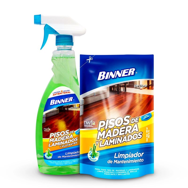 Pack-limpiador-para-pisos-de-madera-laminados-y-flotantes-con-accion-antibacterial-de-aroma-a-bambu--pack-x-2