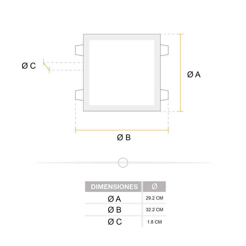 Panel-LED-cuadrado