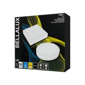 Panel SLIM PLAFON redondo para sobreponer de 18W con luz blanca de 1260 lm. - BELLALUX