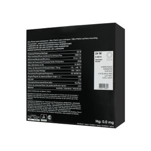 Panel SLIM PLAFON redondo para sobreponer de 24W con luz blanca de 1680 lm. - BELLALUX