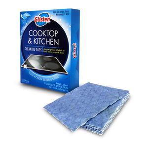 Paño exfoliante de limpieza para cocina de 10.2 x 12.7 cm con aroma a fresco limón.