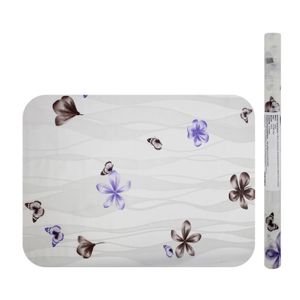 Papel Adhesivo 45Cmx3M Gris Flores T016 - OEM
