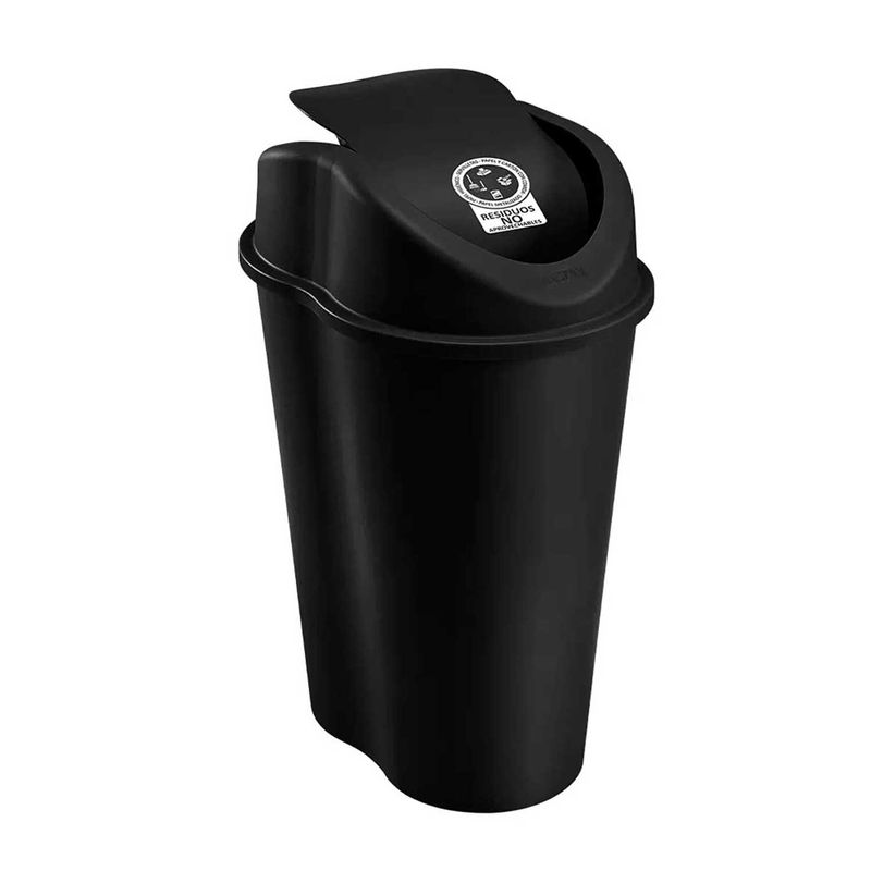 PAPELERA EVO 50L NEGRO NO APROV REF 12198 RIMAX