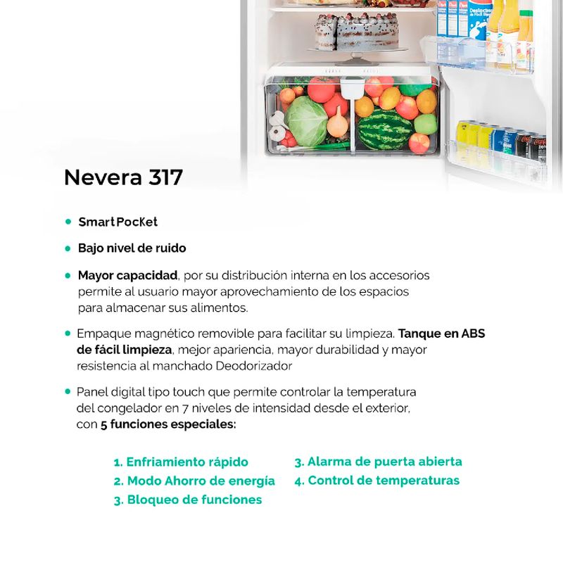 Refrigeradora-Titanium-No-Frost-Cr317Lt
