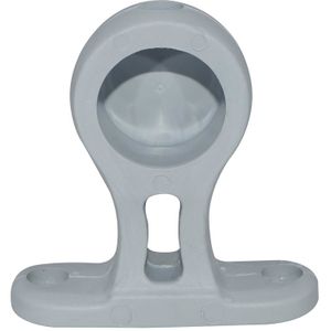 Pasa Tubo Tapado 1 1/4 Plata
