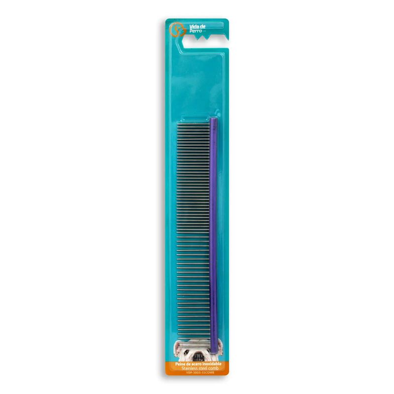 Peine-para-mascotas-metalico-de-19.3-cm-con-cerdas-metalicas-perfectas-para-cepillado-y-desenredado-de-mascotas