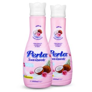 Perla Suavizante Coco/Agua D/Rosas Bipack 2Ll - PERLA