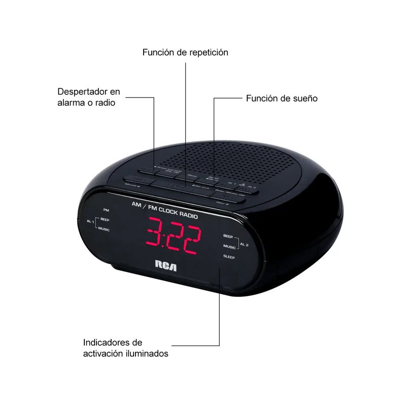 Radio-Reloj-Rca-18Cm