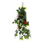 Rama-artificial-con-hojas-aserradas-y-flores-rojas.-La-rama-cubre-un-area-de-62-cm-de-alto